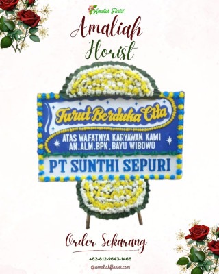 Papan Bunga Duka di Kalitirto