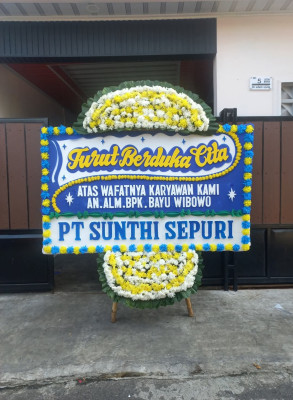 Papan Bunga Duka di Kalitirto